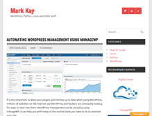 Tablet Screenshot of mark-kay.net